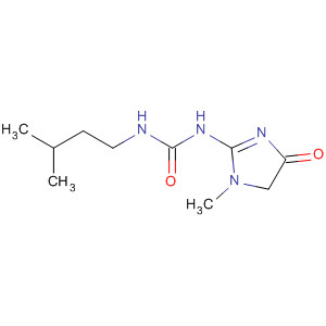 Urea,N-(4,5-dihydro-1-methyl-4-oxo-1H-imidazol-2-yl)-N'-(3-methylbutyl)-