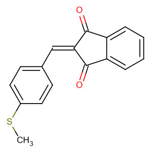 1H-Indene-1,3(2H)-dione, 2-[[4-(methylthio)phenyl]methylene]-