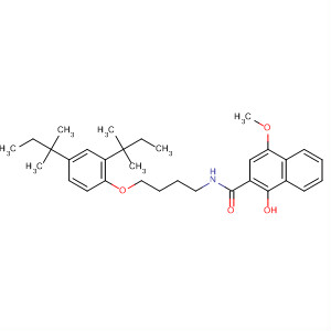2-Naphthalenecarboxamide,N-[4-[2,4-bis(1,1-dimethylpropyl)phenoxy]butyl]-1-hydroxy-4-methoxy-