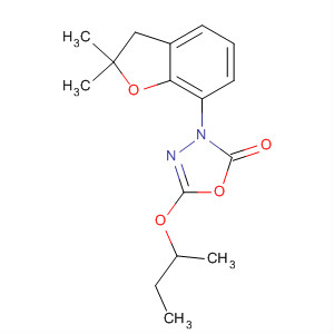 1,3,4-Oxadiazol-2(3H)-one,3-(2,3-dihydro-2,2-dimethyl-7-benzofuranyl)-5-(1-methylpropoxy)-