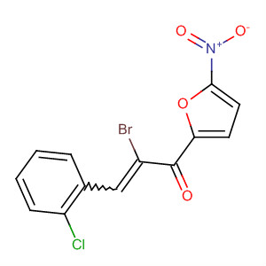 2-Propen-1-one, 2-bromo-3-(2-chlorophenyl)-1-(5-nitro-2-furanyl)-