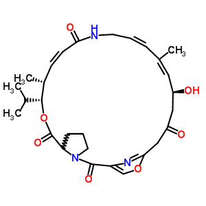(3R,4R,5Z,10Z,12Z,14S)-14-hydroxy-4,12-dimethyl-3-(1-methylethyl)-8,9,14,15,24,25,26,26a-octahydro-1H,3H,22H-21,18-(azeno)pyrrolo[2,1-c][1,8,4,19]dioxadiazacyclotetracosine-1,7,16,22(4H,17H)-tetrone