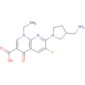 1,8-Naphthyridine-3-carboxylic acid,7-[3-(aminomethyl)-1-pyrrolidinyl]-1-ethyl-6-fluoro-1,4-dihydro-4-oxo-