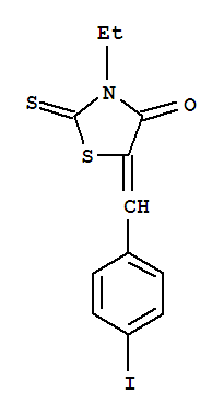 (5z)-3-ethyl-5-[(4-iodophenyl)methylidene]-2-sulfanylidene-1,3-thiazolidin-4-one