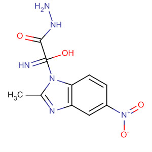 1H-Benzimidazole-1-ethanimidic acid, 2-methyl-5-nitro-, hydrazide