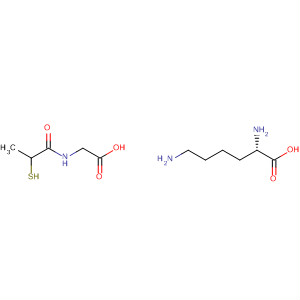L-Lysine, compd. with N-(2-mercapto-1-oxopropyl)glycine (1:1)