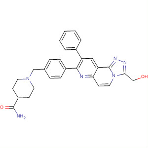 4-Piperidinecarboxamide,1-[[4-[3-(hydroxymethyl)-9-phenyl-1,2,4-triazolo[3,4-f][1,6]naphthyridin-8-yl]phenyl]methyl]-