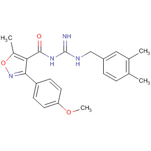 4-Isoxazolecarboxamide,N-[[[(3,4-dimethylphenyl)methyl]amino]iminomethyl]-3-(4-methoxyphenyl)-5-methyl-