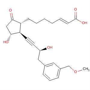 2-Heptenoic acid,7-[(1R,2S,3R)-3-hydroxy-2-[(3S)-3-hydroxy-4-[3-(methoxymethyl)phenyl]-1-butyn-1-yl]-5-oxocyclopentyl]-, (2E)-