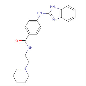 Benzamide, 4-(1H-benzimidazol-2-ylamino)-N-[2-(1-piperidinyl)ethyl]-