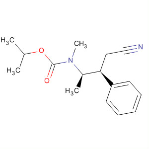Carbamic acid,N-[(1R,2S)-3-cyano-1-methyl-2-phenylpropyl]-N-methyl-, 1-methylethylester