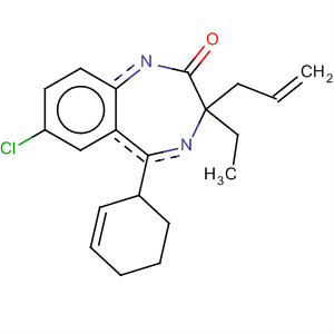2H-1,4-Benzodiazepin-2-one,7-chloro-3-ethyl-1,3-dihydro-5-phenyl-3-(2-propen-1-yl)-, (3R)-
