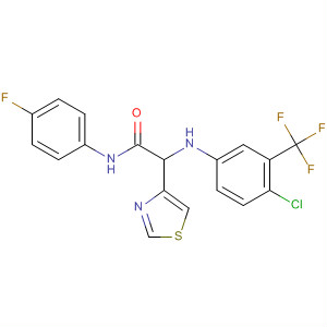 4-Thiazoleacetamide,2-[[4-chloro-3-(trifluoromethyl)phenyl]amino]-N-(4-fluorophenyl)-