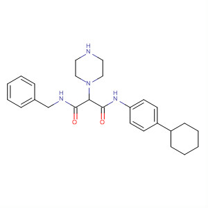 2-Piperazineacetamide,N-(4-cyclohexylphenyl)-1-[[(phenylmethyl)amino]carbonyl]-