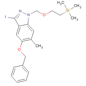 1H-Indazole,3-iodo-6-methyl-5-(phenylmethoxy)-1-[[2-(trimethylsilyl)ethoxy]methyl]-