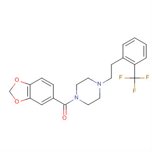 Methanone,1,3-benzodioxol-5-yl[4-[2-[2-(trifluoromethyl)phenyl]ethyl]-1-piperazinyl]-