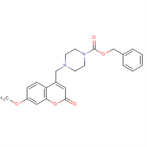 1-Piperazinecarboxylic acid,4-[(7-methoxy-2-oxo-2H-1-benzopyran-4-yl)methyl]-, phenylmethyl ester