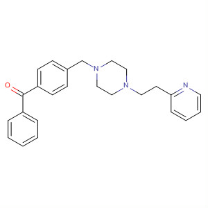 Methanone,phenyl[4-[[4-[2-(2-pyridinyl)ethyl]-1-piperazinyl]methyl]phenyl]-