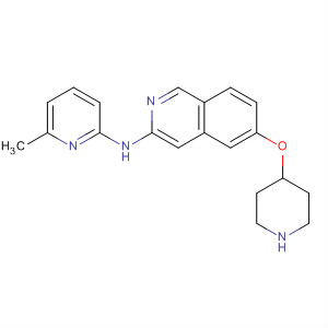 3-Isoquinolinamine, N-(6-methyl-2-pyridinyl)-6-(4-piperidinyloxy)-