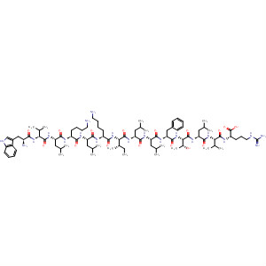 L-Arginine,L-tryptophyl-L-valyl-L-leucyl-L-lysyl-L-leucyl-L-lysyl-L-isoleucyl-L-leucyl-L-leucyl-L-phenylalanyl-L-threonyl-L-leucyl-L-valyl-