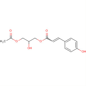 2-Propenoic acid, 3-(4-hydroxyphenyl)-, 3-(acetyloxy)-2-hydroxypropylester