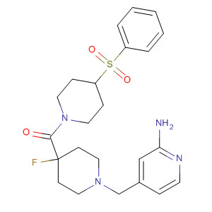 Methanone,[1-[(2-amino-4-pyridinyl)methyl]-4-fluoro-4-piperidinyl][4-(phenylsulfonyl)-1-piperidinyl]-