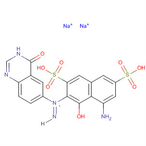 2,7-Naphthalenedisulfonic acid,5-amino-3-[2-(3,4-dihydro-4-oxo-6-quinazolinyl)diazenyl]-4-hydroxy-,sodium salt (1:2)