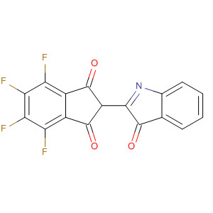 1H-Indene-1,3(2H)-dione, 4,5,6,7-tetrafluoro-2-(3-oxo-3H-indol-2-yl)-