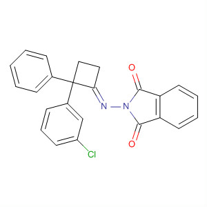 1H-Isoindole-1,3(2H)-dione,2-[(E)-[2-(3-chlorophenyl)-2-phenylcyclobutylidene]amino]-