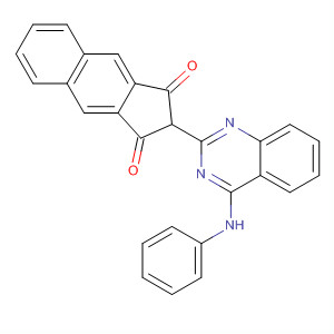 1H-Benz[f]indene-1,3(2H)-dione, 2-[4-(phenylamino)-2-quinazolinyl]-