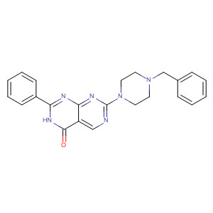 Pyrimido[4,5-d]pyrimidin-4(3H)-one,2-phenyl-7-[4-(phenylmethyl)-1-piperazinyl]-