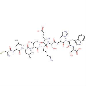 L-Serine,L-cysteinyl-L-leucyl-L-leucyl-L-threonyl-L-a-glutamyl-L-lysyl-L-seryl-L-histidyl-L-tryptophyl-