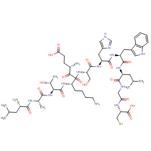 L-Cysteine,L-leucyl-L-alanyl-L-threonyl-L-a-glutamyl-L-lysyl-L-seryl-L-histidyl-L-tryptophyl-L-leucylglycyl-