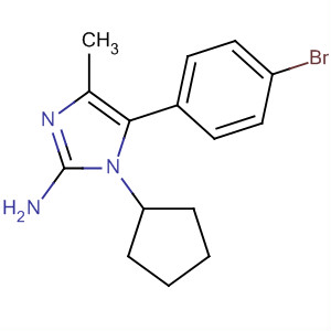 1H-Imidazol-2-amine, 5-(4-bromophenyl)-1-cyclopentyl-4-methyl-