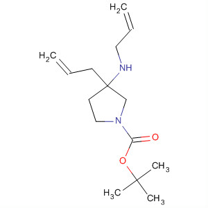 1-Pyrrolidinecarboxylic acid, 3-(2-propen-1-yl)-3-(2-propen-1-ylamino)-,1,1-dimethylethyl ester