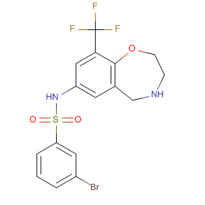 Benzenesulfonamide,3-bromo-N-[2,3,4,5-tetrahydro-9-(trifluoromethyl)-1,4-benzoxazepin-7-yl]-