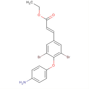 2-Propenoic acid, 3-[4-(4-aminophenoxy)-3,5-dibromophenyl]-, ethylester, (2E)-