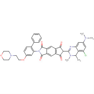 Cyclopent[f]isoindole-1,3,5,7(2H,6H)-tetrone,6-[5-chloro-7-(dimethylamino)-3,4-dihydro-3,4-dimethyl-2-quinazolinyl]-2-[4-[2-(4-morpholinyl)ethoxy][1,1'-biphenyl]-2-yl]-