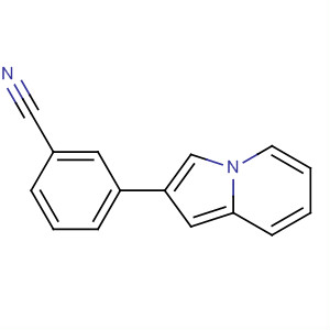 Benzonitrile, 3-(2-indolizinyl)-