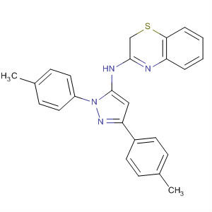 2H-1,4-Benzothiazin-3-amine,N-[1,3-bis(4-methylphenyl)-1H-pyrazol-5-yl]-