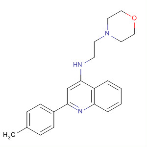 4-Quinolinamine, 2-(4-methylphenyl)-N-[2-(4-morpholinyl)ethyl]-