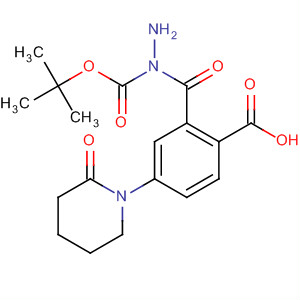 Benzoic acid, 4-(2-oxo-1-piperidinyl)-,2-[(1,1-dimethylethoxy)carbonyl]hydrazide