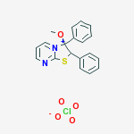 3-methoxy-2,3-diphenyl-2,3-dihydro[1,3]thiazolo[3,2-a]pyrimidin-4-ium perchlorate