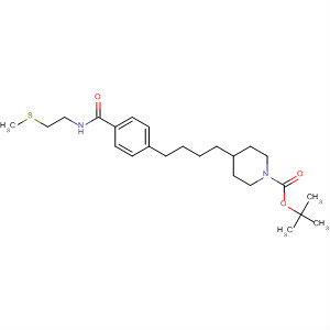 1-Piperidinecarboxylic acid,4-[4-[4-[[[2-(methylthio)ethyl]amino]carbonyl]phenyl]butyl]-,1,1-dimethylethyl ester