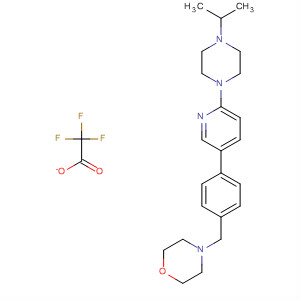 Morpholine,4-[[4-[6-[4-(1-methylethyl)-1-piperazinyl]-3-pyridinyl]phenyl]methyl]-,2,2,2-trifluoroacetate (1:1)