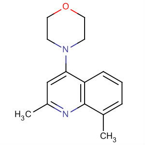 Quinoline, 2,8-dimethyl-4-(4-morpholinyl)-
