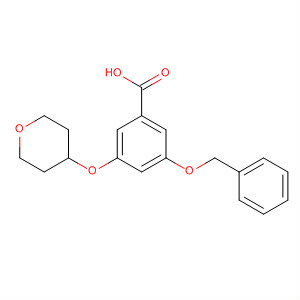 Benzoic acid, 3-(phenylmethoxy)-5-[(tetrahydro-2H-pyran-4-yl)oxy]-