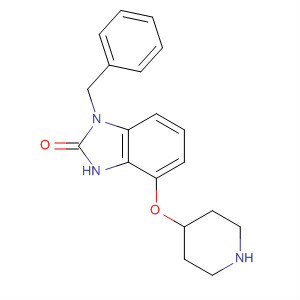 2H-Benzimidazol-2-one,1,3-dihydro-1-(phenylmethyl)-4-(4-piperidinyloxy)-