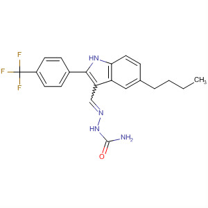 Hydrazinecarboxamide,2-[[5-butyl-2-[4-(trifluoromethyl)phenyl]-1H-indol-3-yl]methylene]-