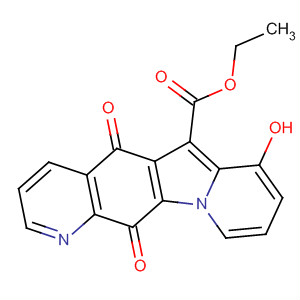 Indolizino[2,3-g]quinoline-6-carboxylic acid,5,12-dihydro-7-hydroxy-5,12-dioxo-, ethyl ester